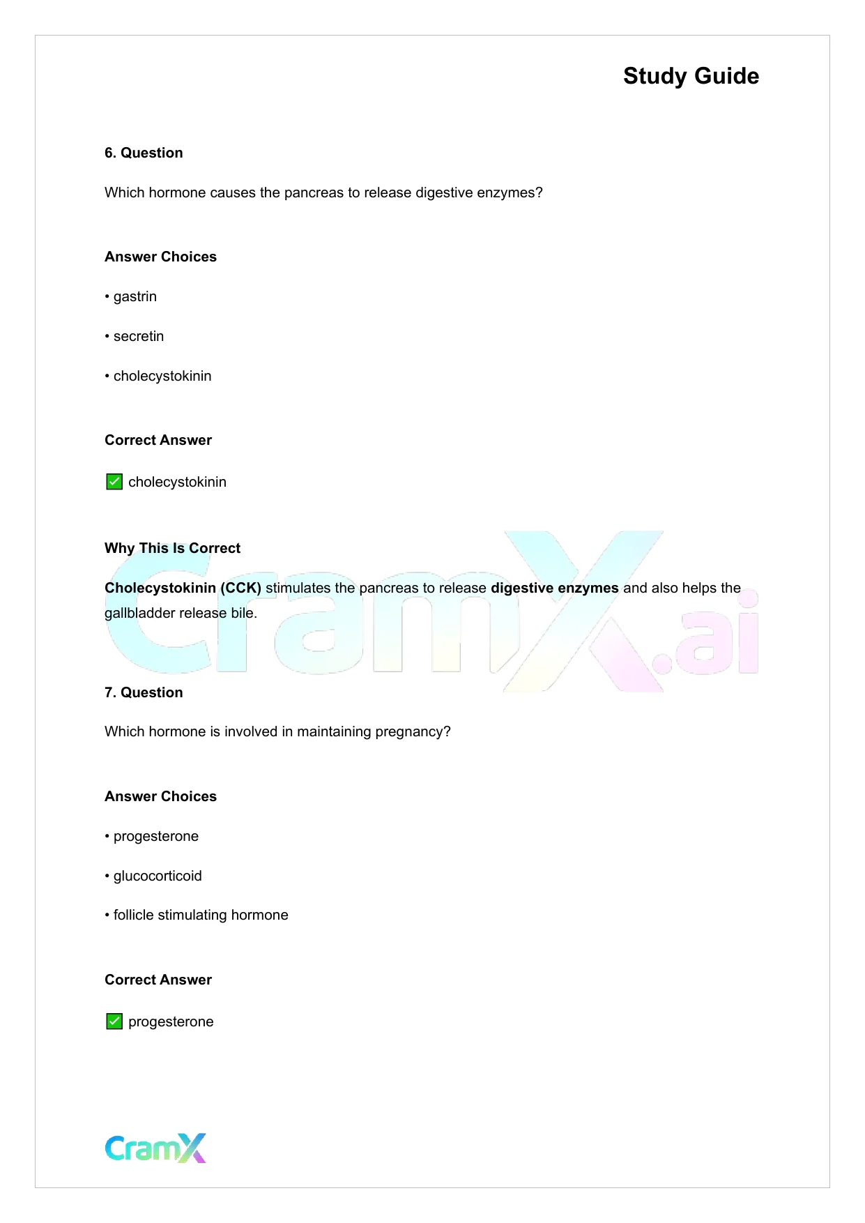 Anatomy and Physiology - The Endocrine System - Page 4 preview image