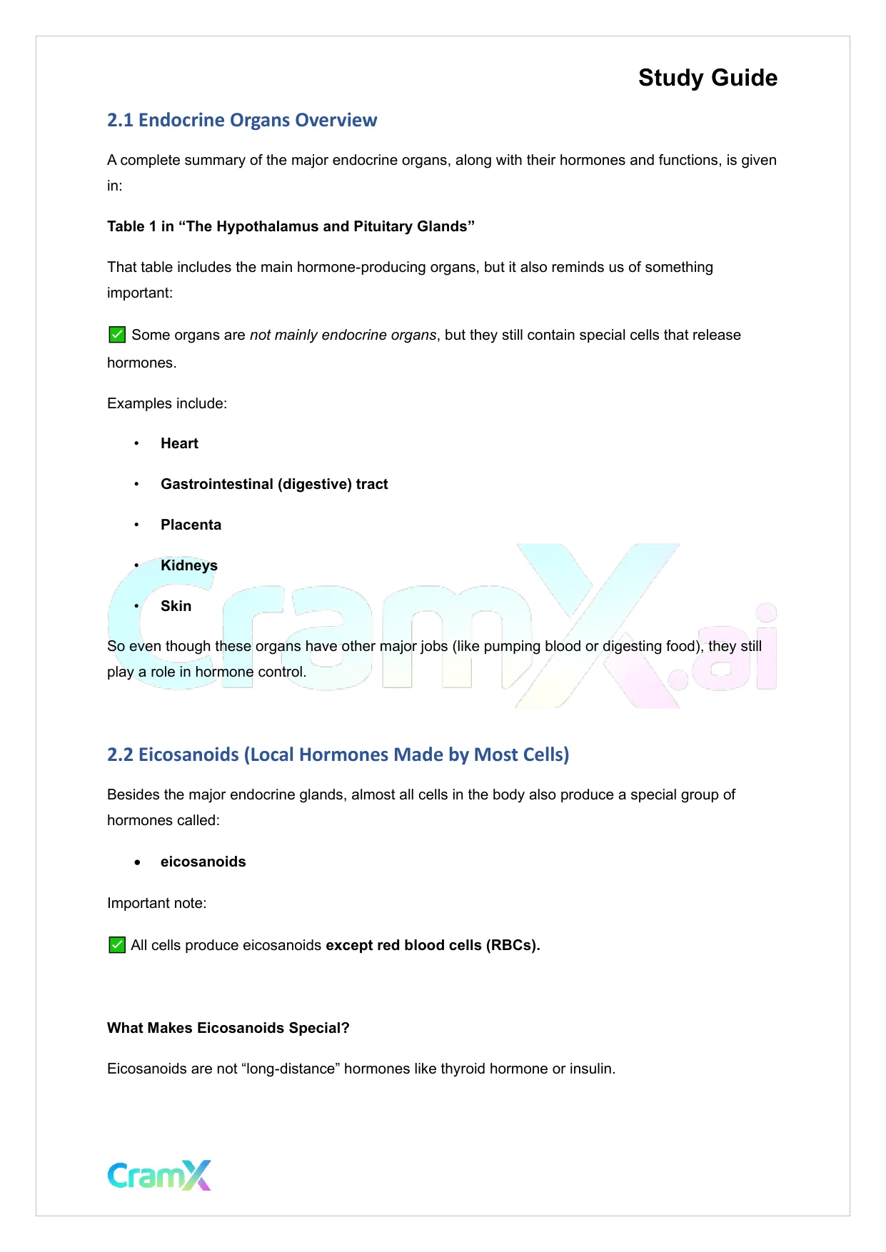 Anatomy and Physiology - The Endocrine System - Page 8 preview image