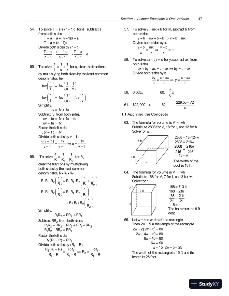 Solution Manual for College Algebra, 3rd Edition, page 10