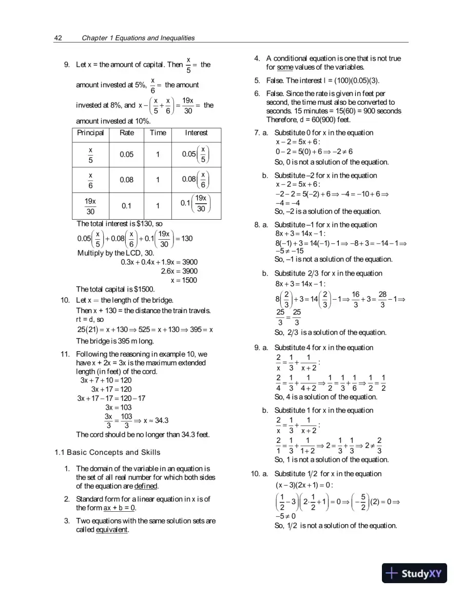 Solution Manual for College Algebra, 3rd Edition, page 5