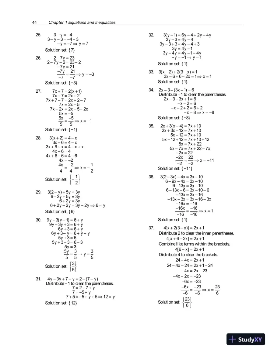 Solution Manual for College Algebra, 3rd Edition, page 7