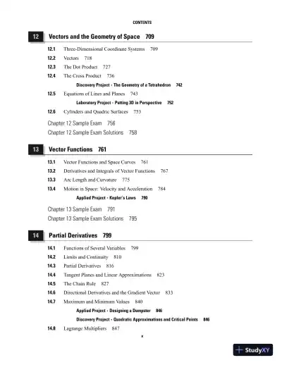 Multivariable Calculus, 7th Edition Solution Manual - Page 10 preview image