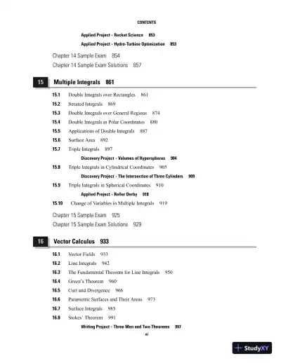 Multivariable Calculus, 7th Edition Solution Manual - Page 11 preview image