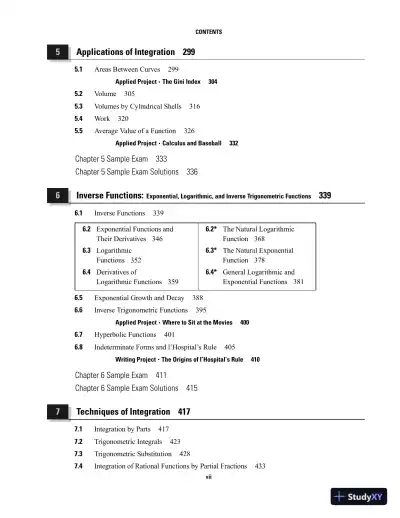 Multivariable Calculus, 7th Edition Solution Manual - Page 7 preview image