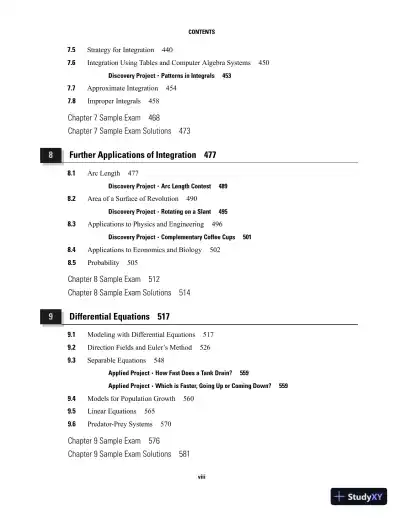 Multivariable Calculus, 7th Edition Solution Manual - Page 8 preview image