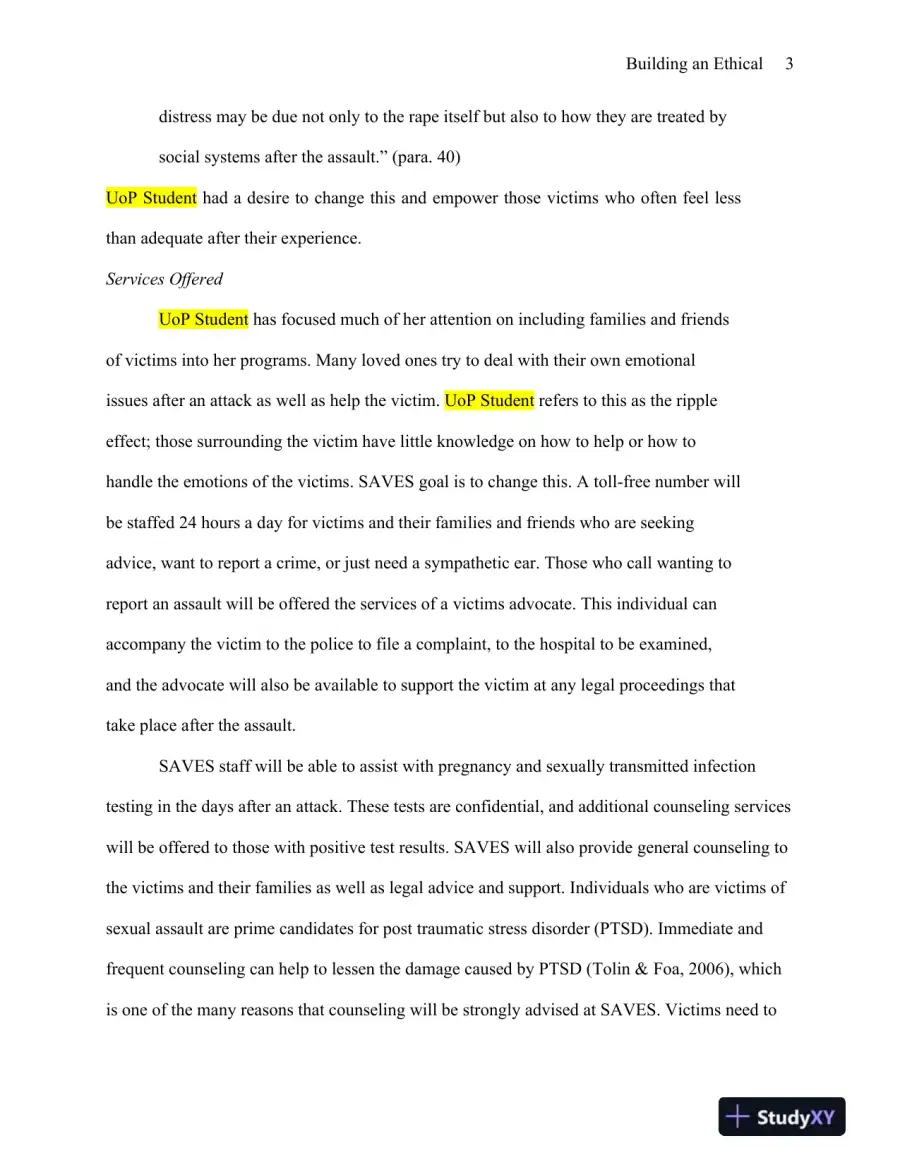 Building an Ethical Organization: Part Two - Axia College of University of Phoenix, page 4