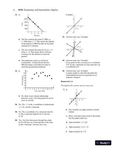 Solution Manual for Elementary and Intermediate Algebra: Functions and Authentic Applications, 3rd Edition - Page 14 preview image