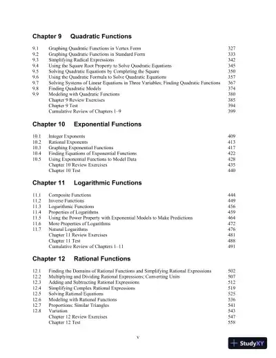 Solution Manual for Elementary and Intermediate Algebra: Functions and Authentic Applications, 3rd Edition - Page 5 preview image