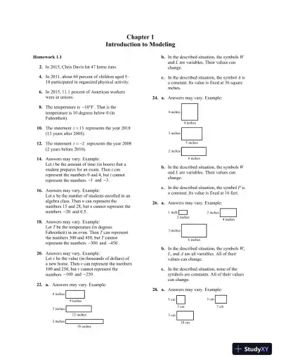 Solution Manual for Elementary and Intermediate Algebra: Functions and Authentic Applications, 3rd Edition - Page 7 preview image