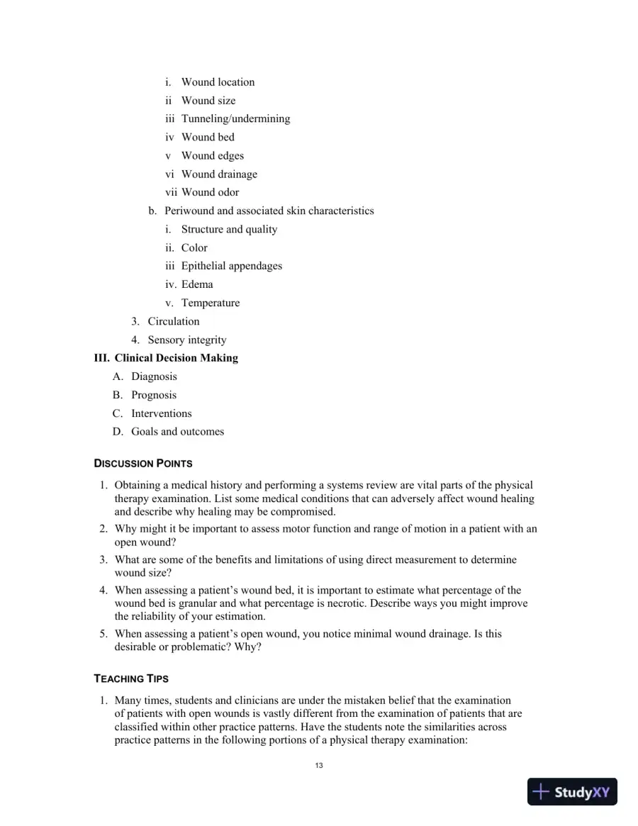 Lecture Notes For Wound Management: Principles and Practices, 4th Edition, page 16