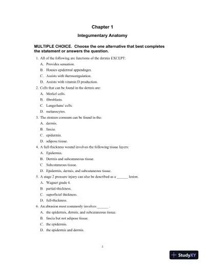 Lecture Notes For Wound Management: Principles and Practices, 4th Edition - Page 5 preview image