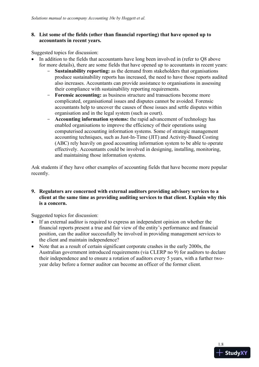 Solution Manual for Accounting, 10th Edition, page 10