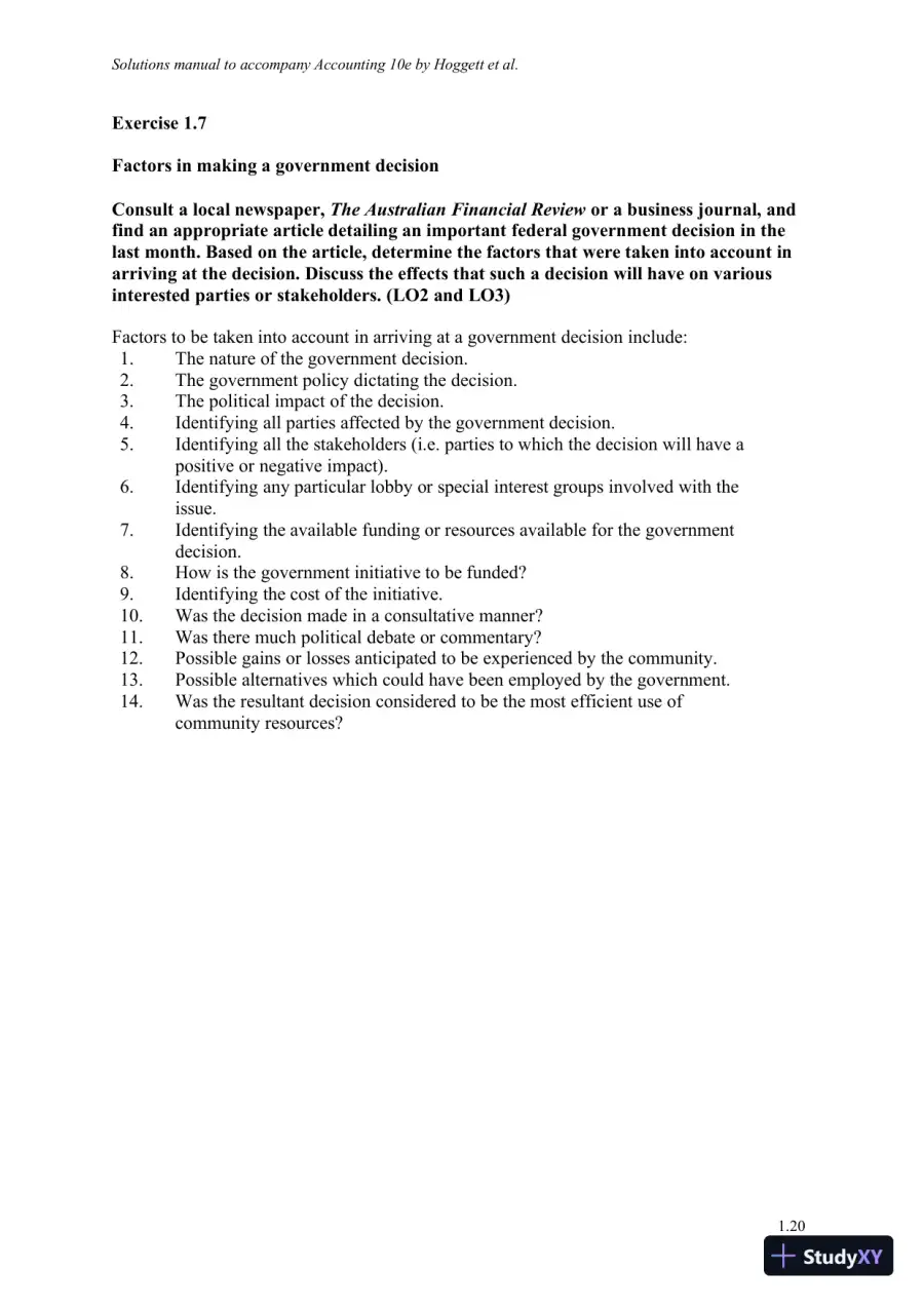 Solution Manual for Accounting, 10th Edition, page 22