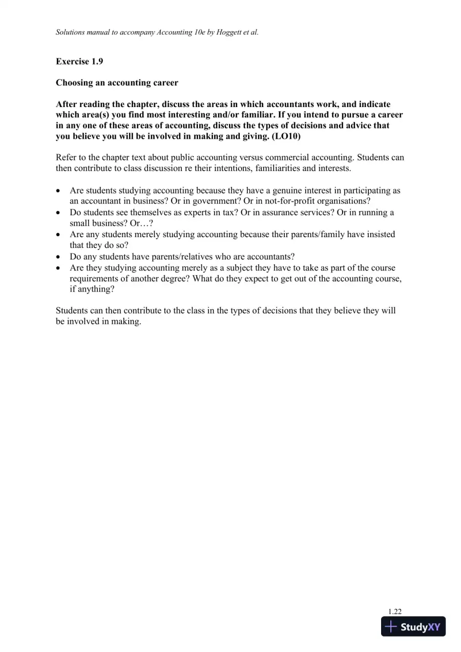 Solution Manual for Accounting, 10th Edition, page 24