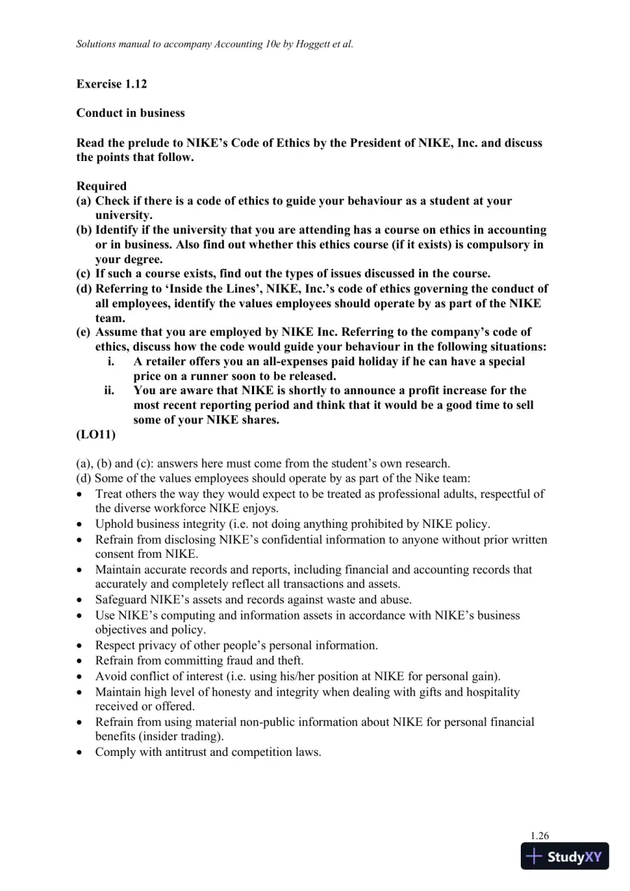 Solution Manual for Accounting, 10th Edition, page 28