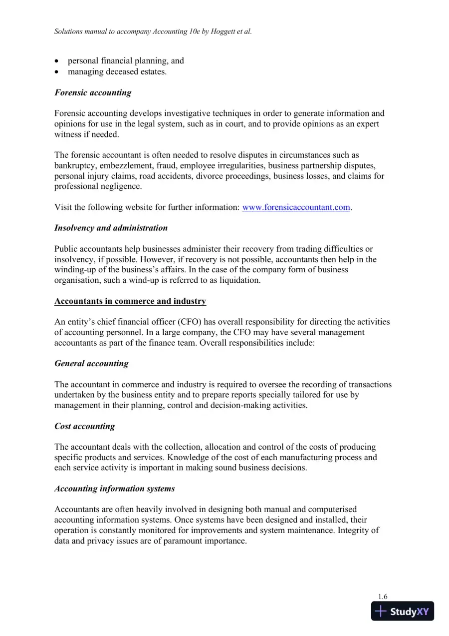 Solution Manual for Accounting, 10th Edition, page 8