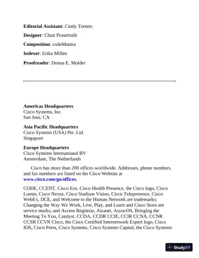CCNP Enterprise Wireless Design ENWLSD 300-425 and Implementation ENWLSI 300-430 Official Cert Guide (2024) - Page 11 preview image