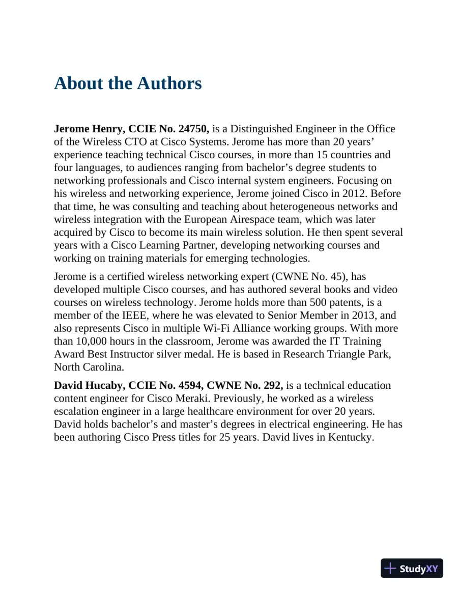 CCNP Enterprise Wireless Design ENWLSD 300-425 and Implementation ENWLSI 300-430 Official Cert Guide (2024), page 14