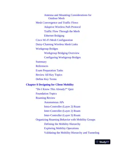 CCNP Enterprise Wireless Design ENWLSD 300-425 and Implementation ENWLSI 300-430 Official Cert Guide (2024) - Page 26 preview image