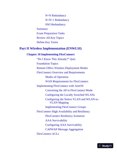CCNP Enterprise Wireless Design ENWLSD 300-425 and Implementation ENWLSI 300-430 Official Cert Guide (2024) - Page 28 preview image