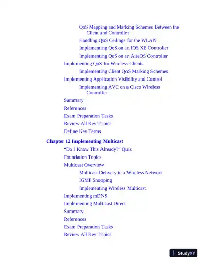 CCNP Enterprise Wireless Design ENWLSD 300-425 and Implementation ENWLSI 300-430 Official Cert Guide (2024) - Page 30 preview image