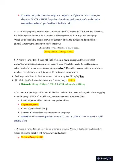 ATI Fundamentals of Nursing Practice Exam With Answers (465 Solved Questions) - Page 3 preview image