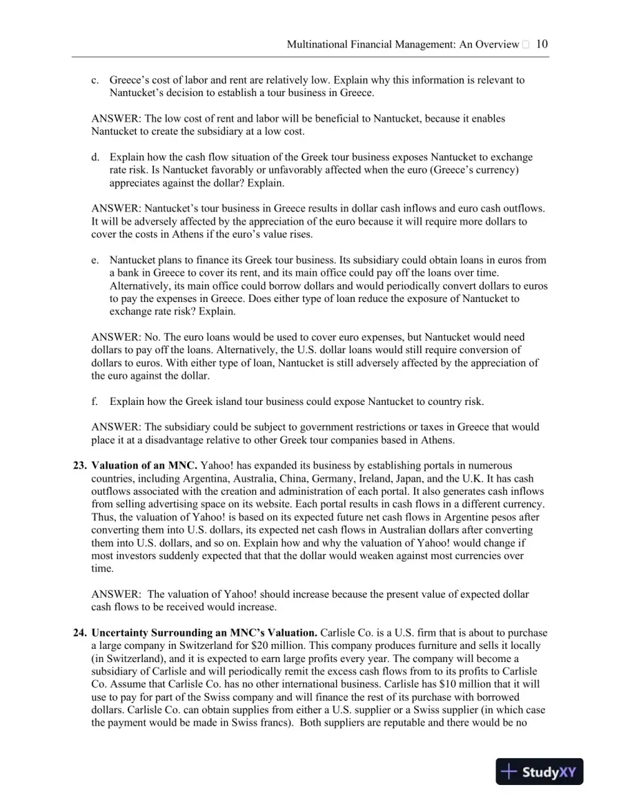 Solution Manual for International Financial Management, 13th Edition, page 11