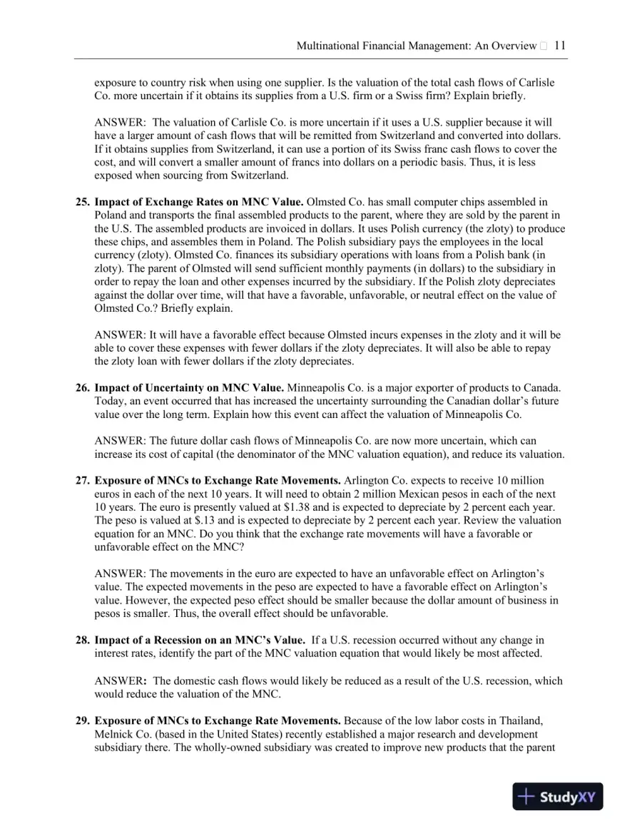 Solution Manual for International Financial Management, 13th Edition, page 12