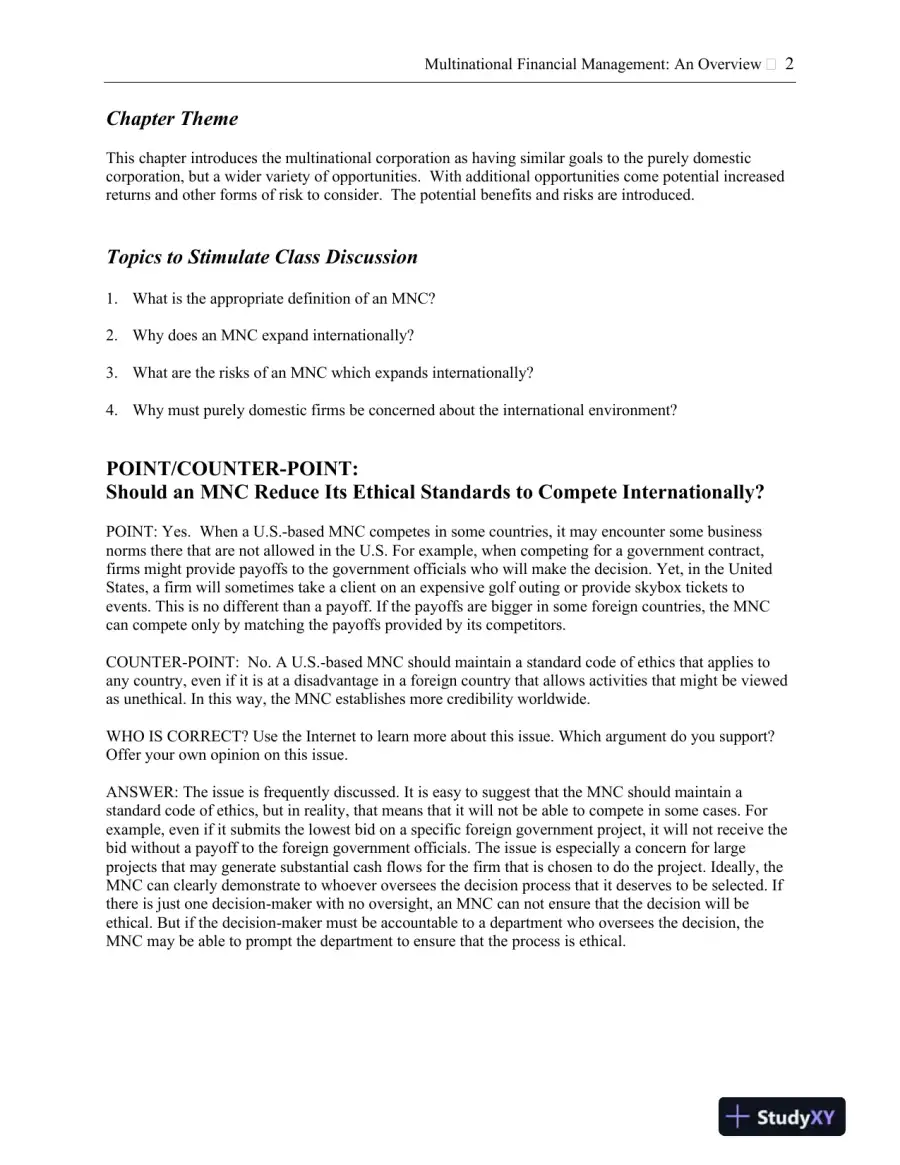 Solution Manual for International Financial Management, 13th Edition, page 3