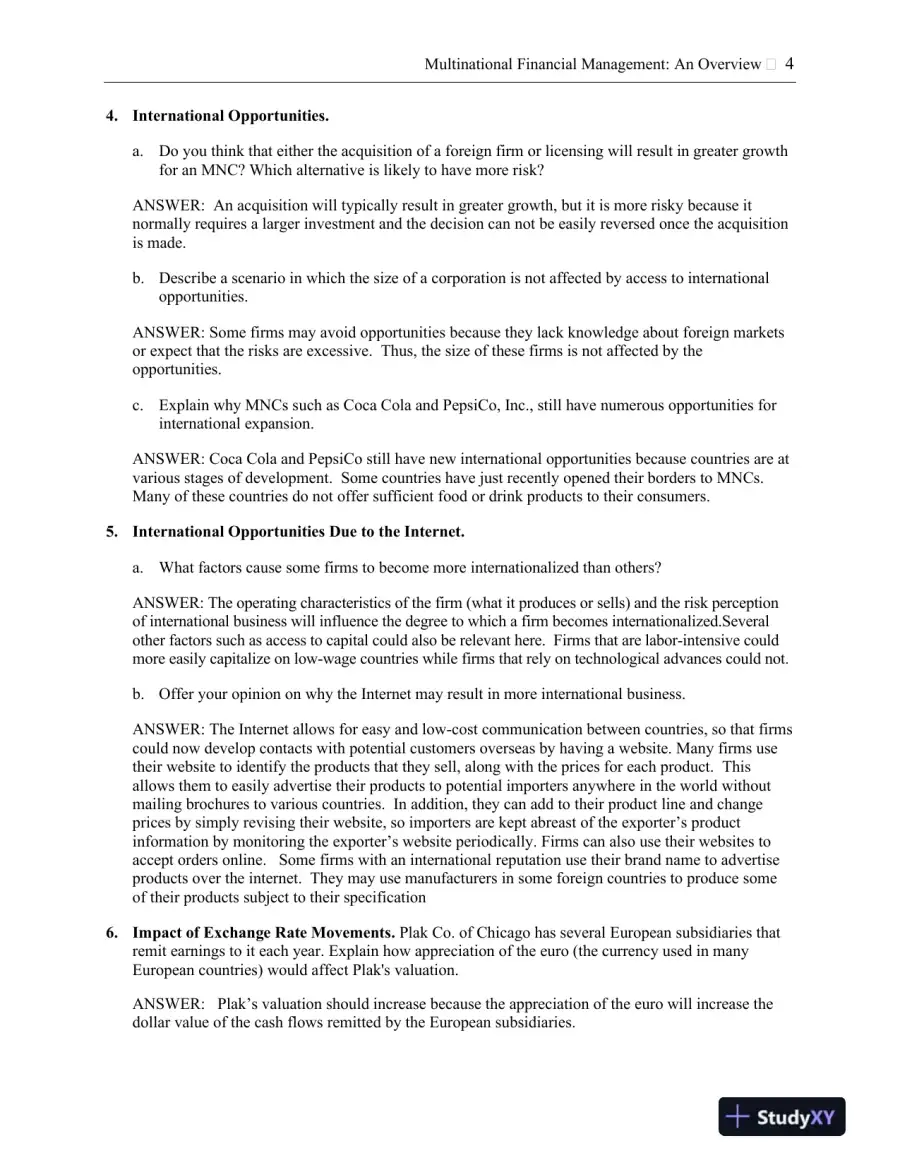 Solution Manual for International Financial Management, 13th Edition, page 5