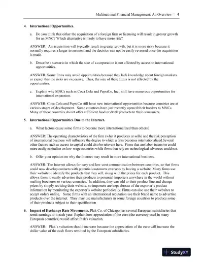 Solution Manual for International Financial Management, 13th Edition - Page 5 preview image