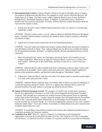 Solution Manual for International Financial Management, 13th Edition - Page 8 preview image