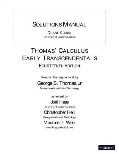 Solution Manual for Mathematics for Elementary Teachers with Activities, 5th Edition - Page 1 preview image