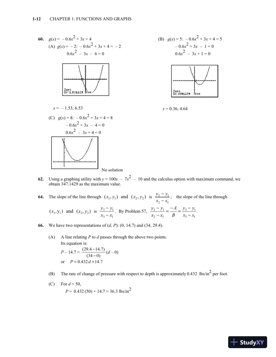Solution Manual for Calculus for Business, Economics, Life Sciences and Social Sciences, 14th Edition, page 13