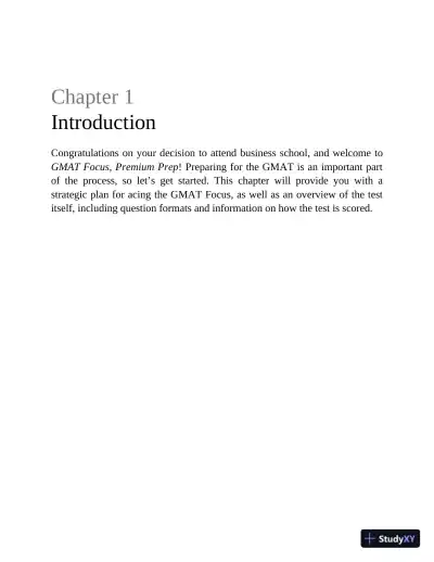 Princeton Review GMAT Focus Premium Prep : 3 Full-Length CAT Practice Exams + 2 Diagnostic Tests + Complete Content Review (2024) - Page 17 preview image