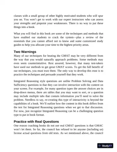 Princeton Review GMAT Focus Premium Prep : 3 Full-Length CAT Practice Exams + 2 Diagnostic Tests + Complete Content Review (2024) - Page 25 preview image