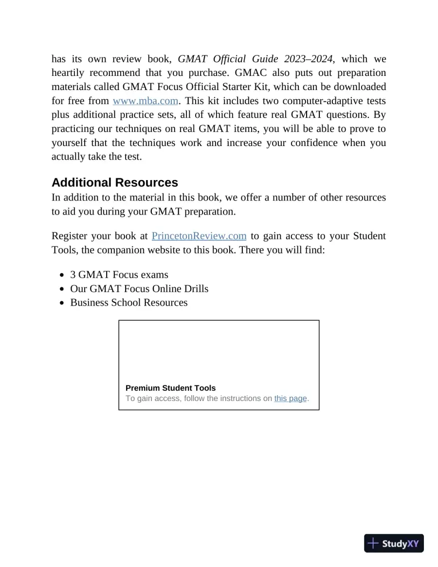Princeton Review GMAT Focus Premium Prep : 3 Full-Length CAT Practice Exams + 2 Diagnostic Tests + Complete Content Review (2024), page 26