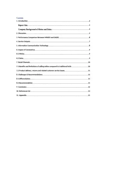 Comparing Daiso and Miniso A Comprehensive Analysi - Page 3 preview image