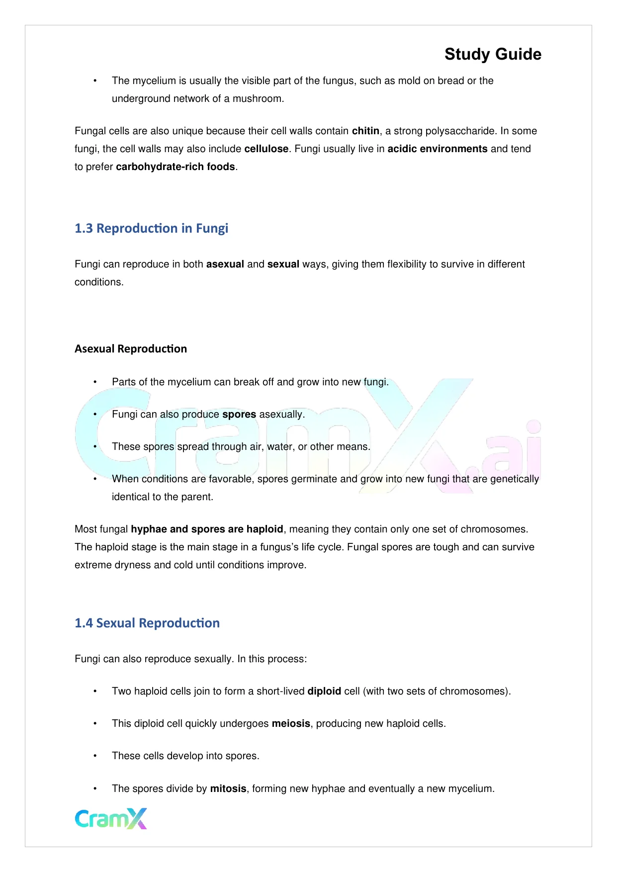 Biology - Fungi - Page 2 preview image