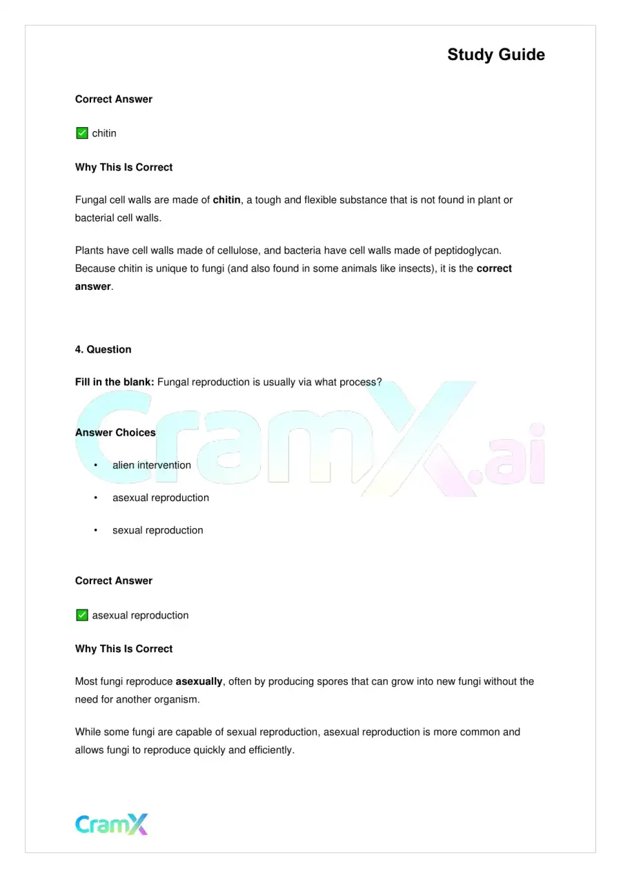 Biology - Fungi, page 5