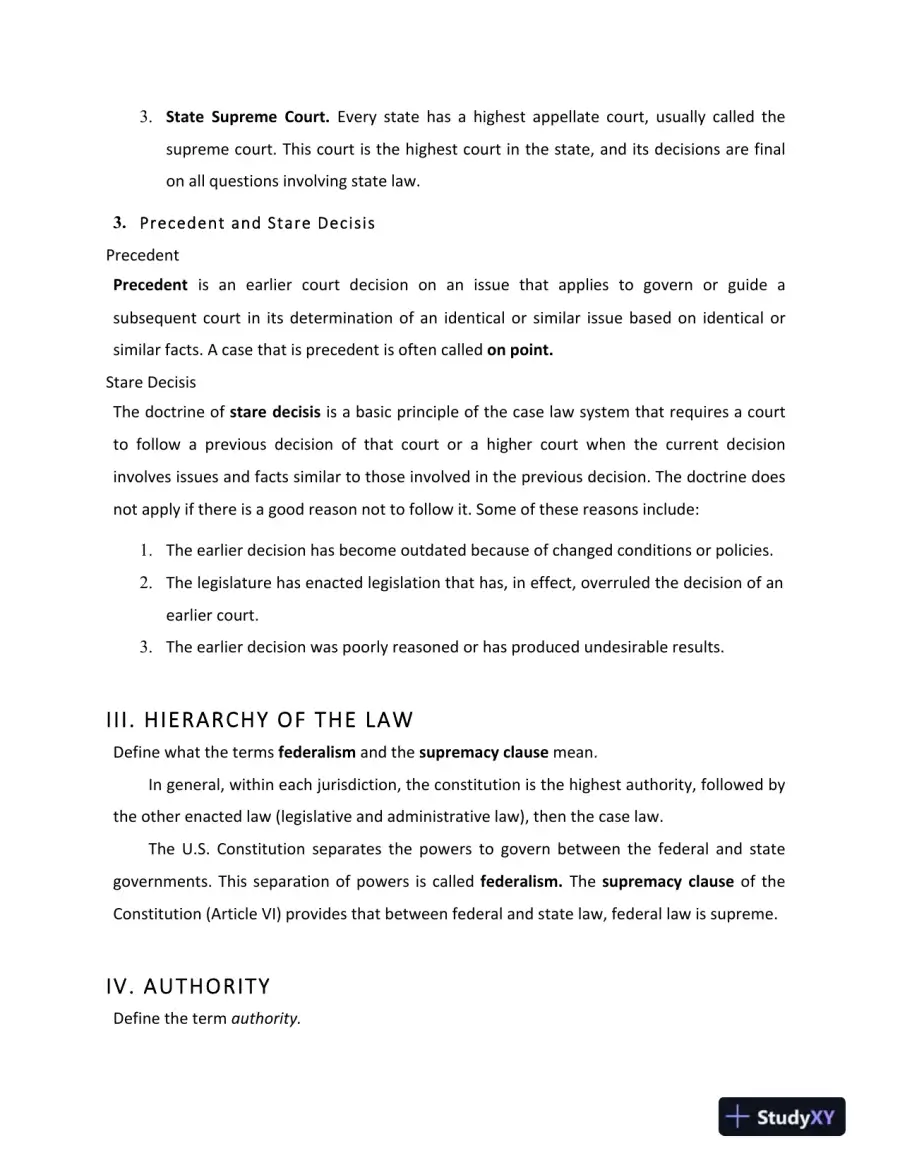 Solution Manual For Legal Research, Analysis, and Writing, 14th Edition, page 6