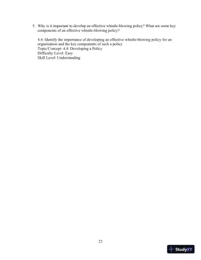 Test Bank for Ethics and the Conduct of Business, 8th Edition - Page 24 preview image