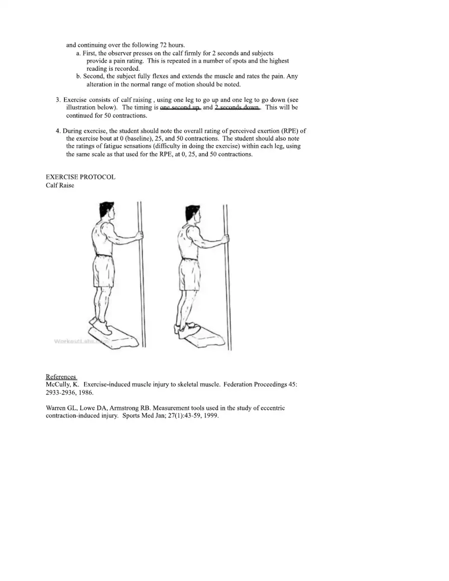 Laboratory 8 Muscle Soreness Lab Manual, page 2