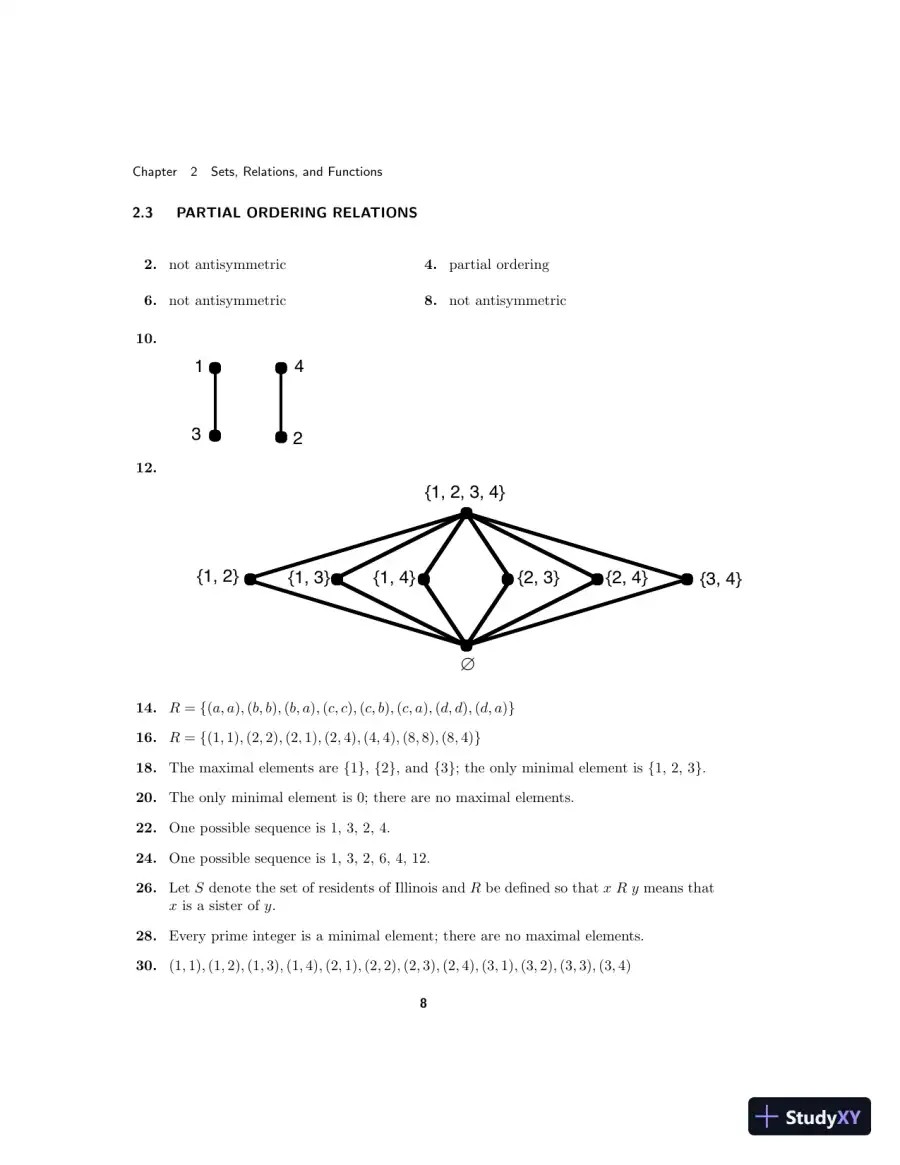 Solution Manual for Discrete Mathematics (Classic Version), 5th Edition, page 14