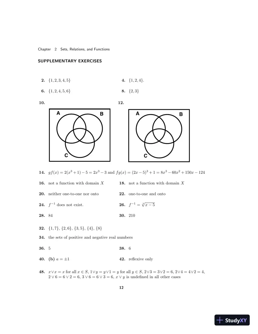 Solution Manual for Discrete Mathematics (Classic Version), 5th Edition, page 18