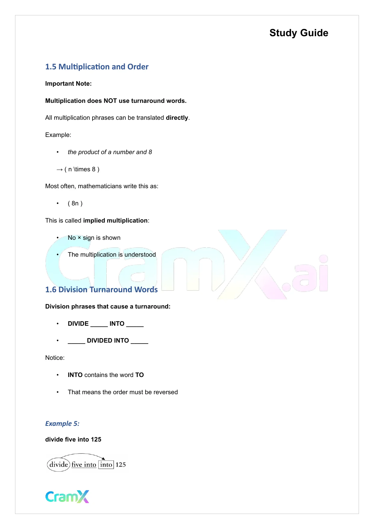 Math Word Problems - Translating Expressions - Page 4 preview image
