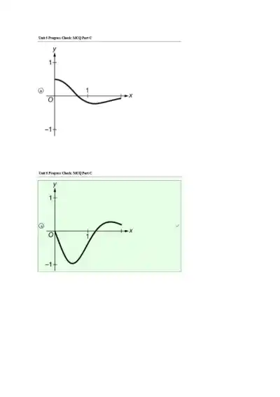 AP Calculus AB Unit 5 Progress Check Scoring Guide - Page 2 preview image