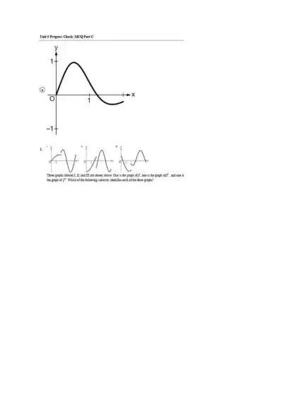 AP Calculus AB Unit 5 Progress Check Scoring Guide - Page 3 preview image