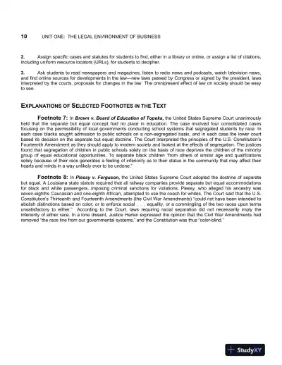 Solution Manual For Business Law Today: The Essentials, 12th Edition - Page 11 preview image