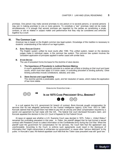 Solution Manual For Business Law Today: The Essentials, 12th Edition - Page 6 preview image